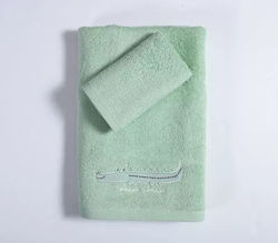 Nef-Nef Homeware Σετ Βρεφικές Πετσέτες 2τμχ Savana Πράσινες Βάρους 420gr/m² Nef-Nef Homeware Σετ Βρεφικές Πετσέτες 2τμχ Savana Πράσινες Βάρους 420gr/m²