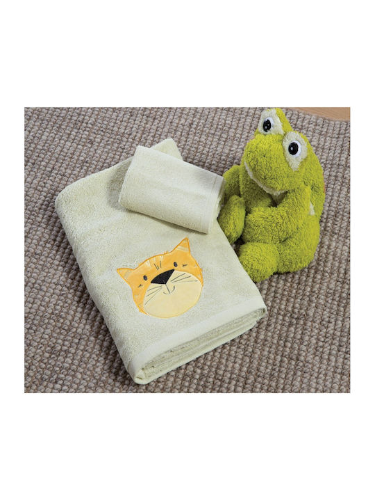 Nef-Nef Homeware Set of Baby Towels 2pcs Jungle Music Jungle Music Weight 420gsm