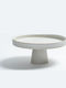 Egg Back Home Ceramic Cake Stand With Stand Orange 28x28x12.5cm
