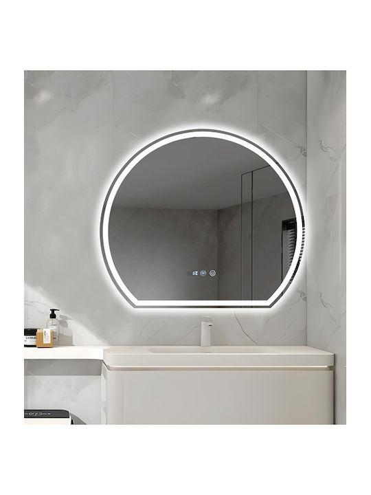 Огледало За Баня LED Touch Mirrorlux Electra S-4977 Кръгло 700x800мм