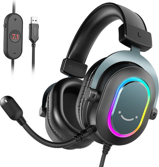 Fifine H6B Over Ear Gaming Headset with USB Connectivity
