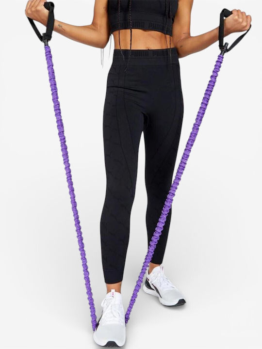 Evoknit Training Damen Leggings Gekürzt Hohe Taille Schwarz