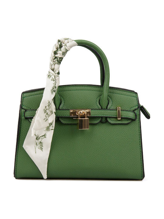 Silia D Women's Green Satchel Bag