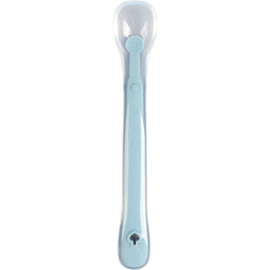 Queen Mother Бебешка Лъжица Silky Spoon от Силикон Син