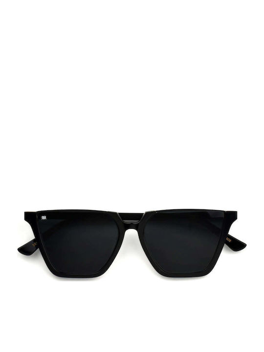 Red Raven Freya Woman Sunglasses with Black Hor...