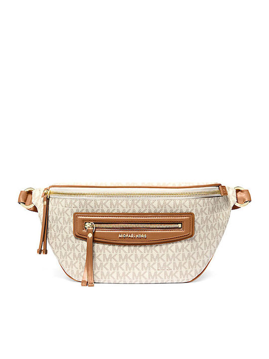 Michael Kors Jet Set Travel Γυναικείο Τσαντάκι Μέσης Λευκό