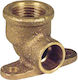 Brass Soldered Female Elbow Support Viega 15-r 1/2"