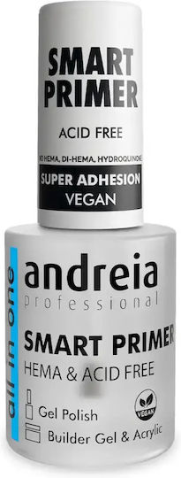 Andreia Professional All In One Primer Base Coat Top Coat for UV LED Gel Nails 10.5ml
