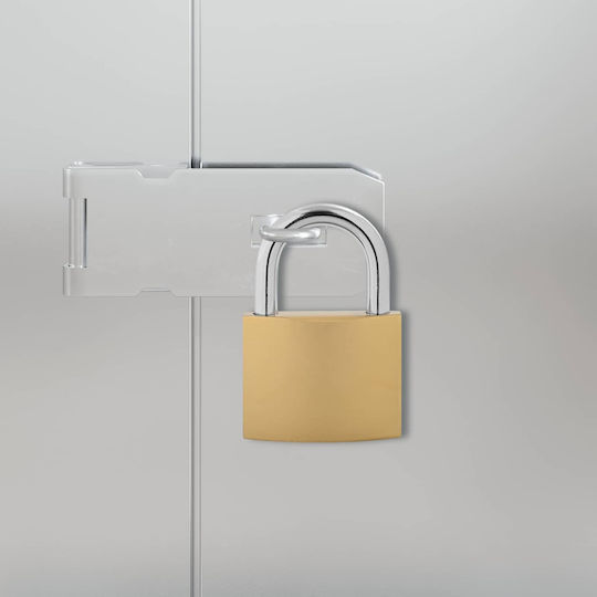 vidaXL Brass Padlock Lengthened with Key 106mm
