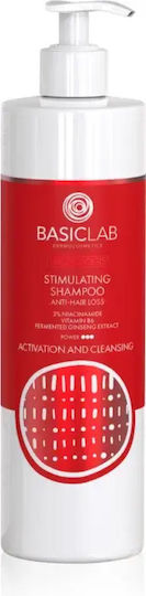 Basiclab Dermocosmetics Trichologis Stimulating Shampoo Against Hair Loss 300 Ml