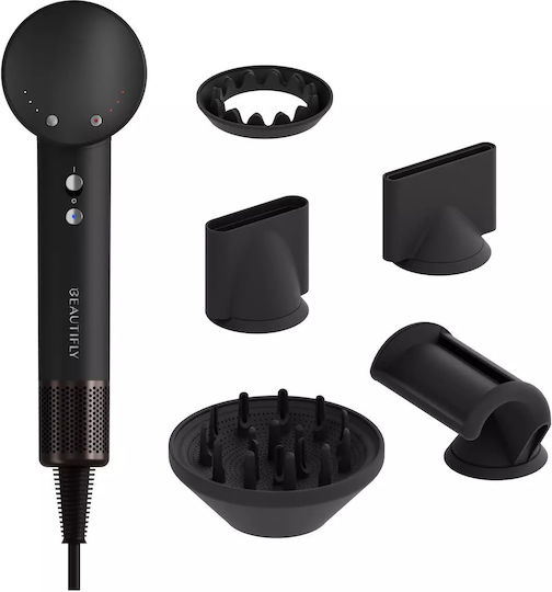 Beautifly Dryfinity Haartrockner Diffusor 1600w 3 Geschwindigkeiten 3 Temperaturen Graphit