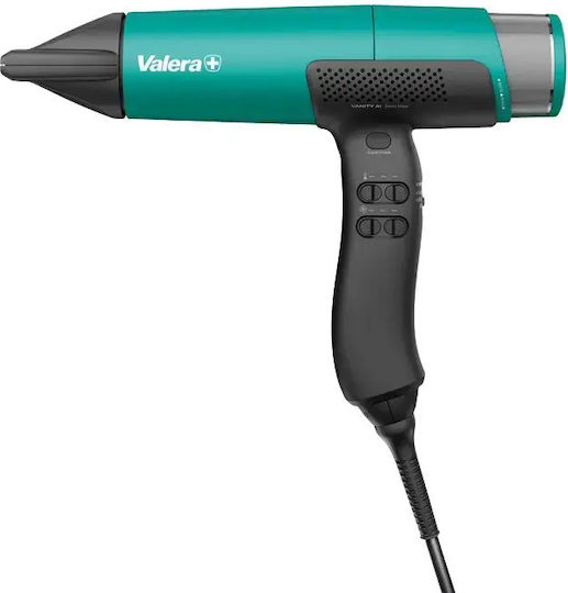 Valera Vanitycare Ai Emerald Pulse Hair Dryer Ionization Cold Air 2000w 3 Speeds 3 Temperatures