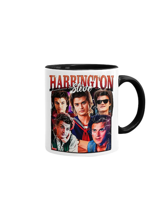 Koupakoupa Steve Harrington Κούπα Κεραμική Μαύρ...