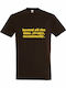 T-shirt Unisex " Heated All Time Rivalry Occasionally Funny Sports Trash Talk Quote " Chocolate