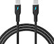 Usb Type C Cable Usb Type C 1m Ak-usb-67 60w Silicone