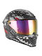 Nox Goliath Raptor Matt Black/Red Κράνος Μηχανής Full Face ECE 22.06 1550gr
