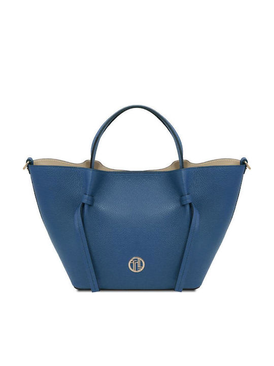 Tuscany Leather Leather Women's Shoulder Bag Blue