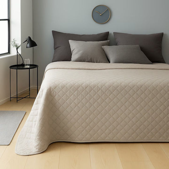 Κουβερλί Υπέρδιπλο Beige 220x160cm