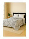 Κουβερλί Μονό Gray Damask 160x220cm