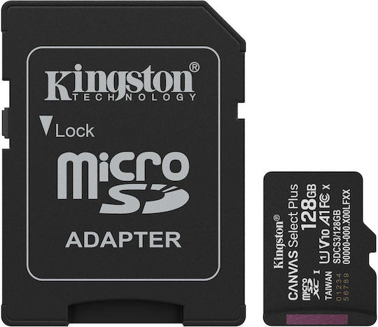 Kingston Industrielle microSDHC 128GB Klasse 10 A1 Pslc + SD Adapter