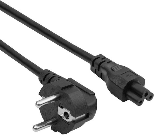 Akyga Copper Power Cable Ak-nb-10c Cloverleaf Iec C5 Cee 7/7 Laptop 3m