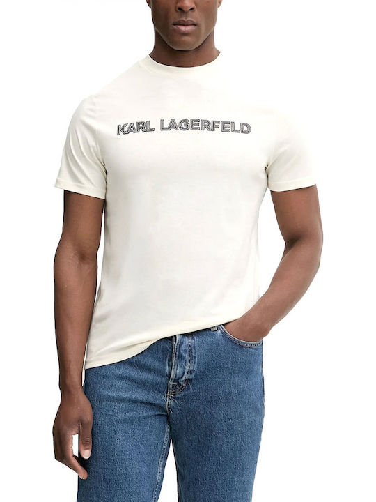 Karl Lagerfeld T-shirt Υπολευκο