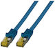 EFB S/FTP Cat.6a Network Cable Ethernet Blue