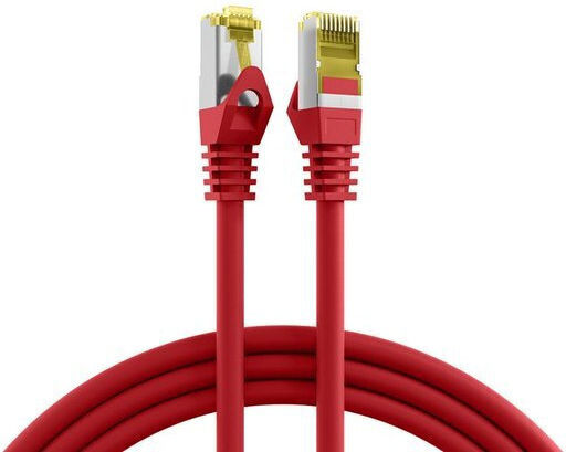 EFB S/FTP Cat.6a (Gigabit) Καλώδιο Δικτύου Ethernet 0.15m Κόκκινο