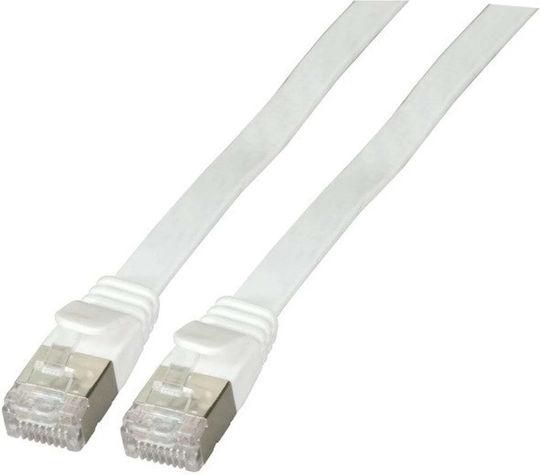 EFB Flat U/FTP (STP) Cat.6a (Gigabit) Cablu De Rețea Ethernet 0.15m Alb