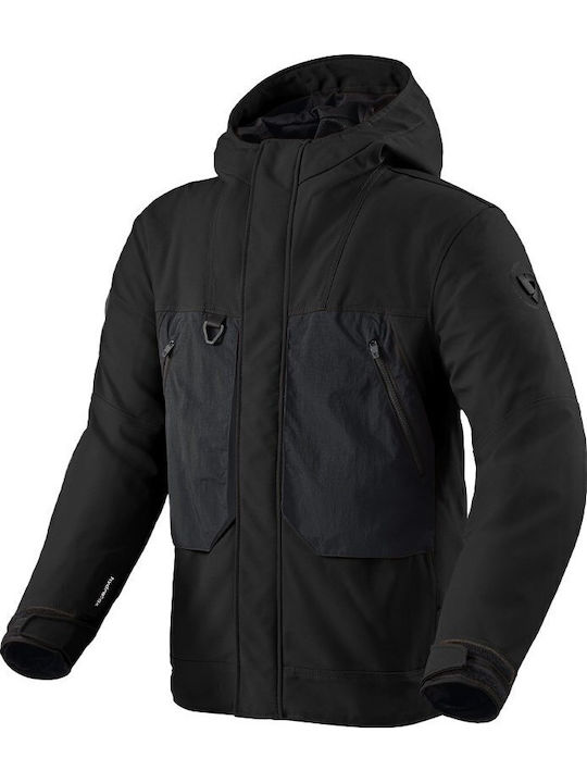 Rev'IT Entropy Winter Men's Riding Jacket Softshell Waterproof Black