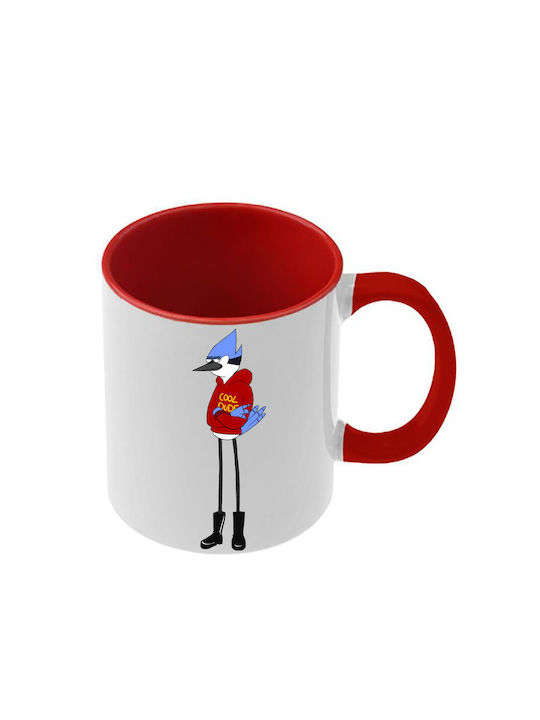 Κούπα Regular Show Κόκκινη Λαβή Εσωτερικό