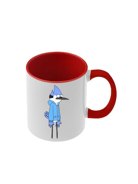 Κούπα Regular Show Κόκκινη Λαβή Εσωτερικό