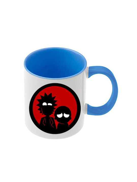 Κούπα Rick Morty Γαλάζια Λαβή Εσωτερικό