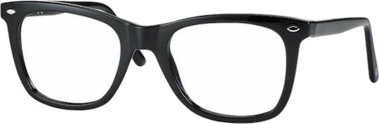 Centrostyle F0457 51 001 000n Unisex Tortoise Prescription Eyeglass Frames Square Black