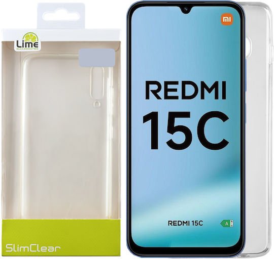 Lime Slimclear Rückseite Umschlag Silikon Transparent (Poco C85)