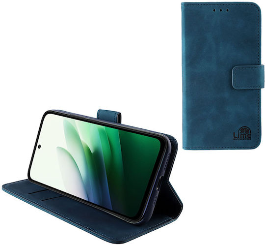 Lime Essential Magnet Book Δερματίνης / Σιλικόνης Μπλε (Redmi 15)