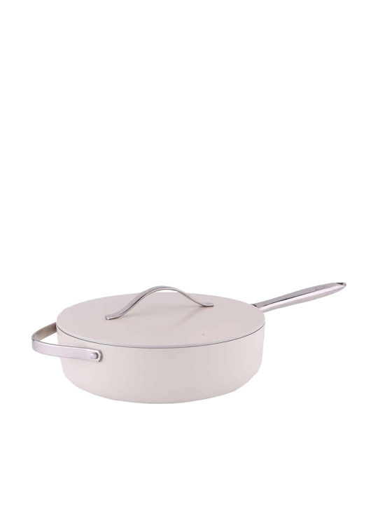 Tigaie Sauté din Aluminiu cu Capac cu Acoperire Ceramică 28cm
