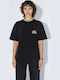 T-shirt Washed Black Utopia 2411115-BG4-004
