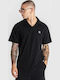Polo Short Sleeve Blouse Black
