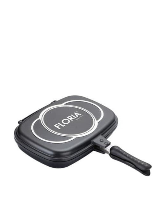 Tigaie Dublă din Aluminiu cu Strat Antiaderent 30cm