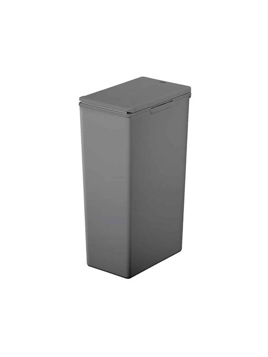 Eko Plastic Waste Bin with Photocell Gray 40lt