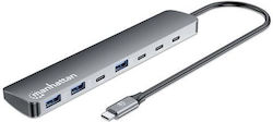 Manhattan USB-Hub 10 Anschlüsse (USB-A) 181167