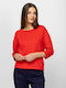 Damen Bluse Rot