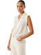 Women's Sleeveless Blouse Off White