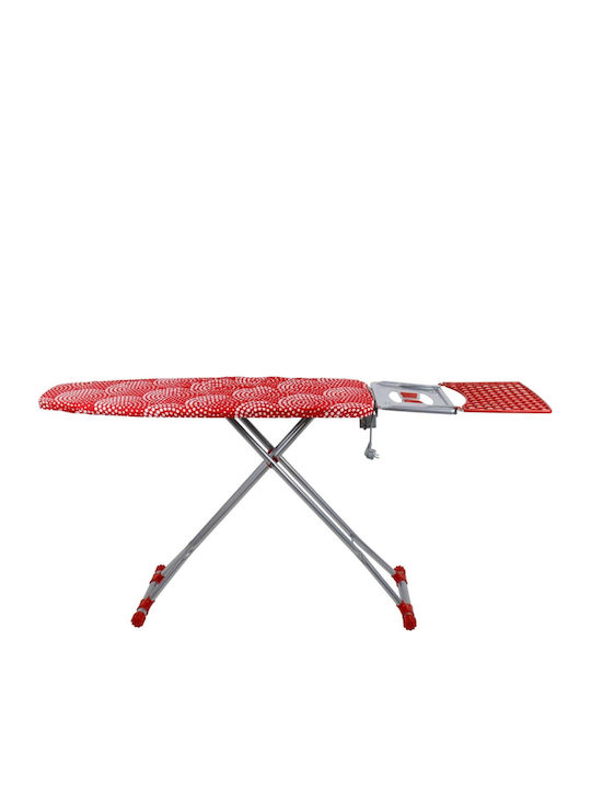 Masă de Călcat pentru Fier de Călcat cu Aburi Compactă cu Priză 165x42cm