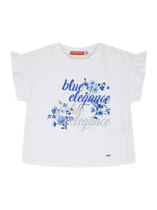 Kids Short-Sleeved Shirt White