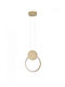 Lumini Suspendate Rose Gold LED Cu Lumină Alb Natural