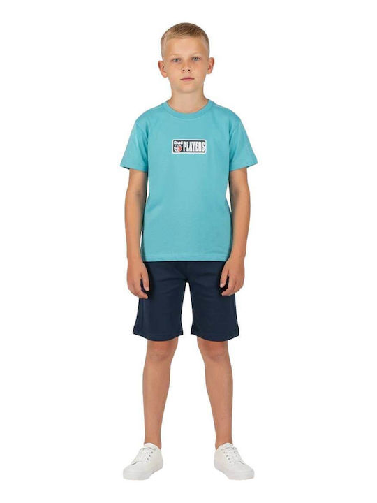 Joyce Kids Set with Shorts Summer 2 Pieces Turq...