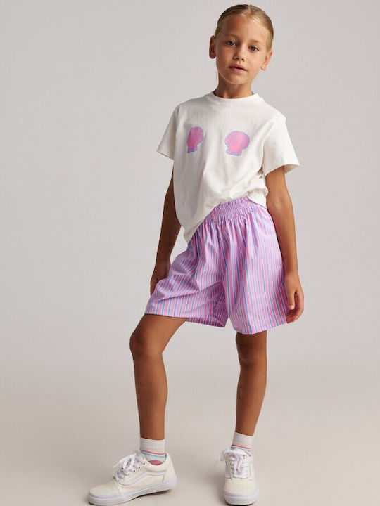 Kids Set with Shorts Summer 2pcs White
