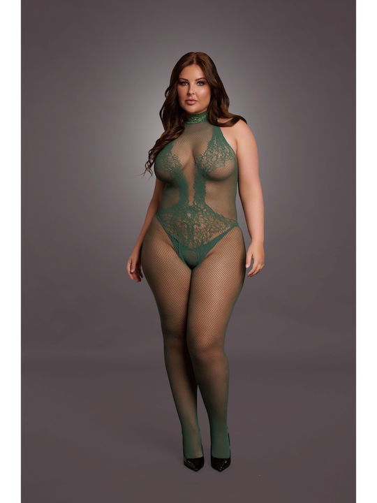 Mesh Bodystocking Lace Queen Size XL-4XL Le Desir